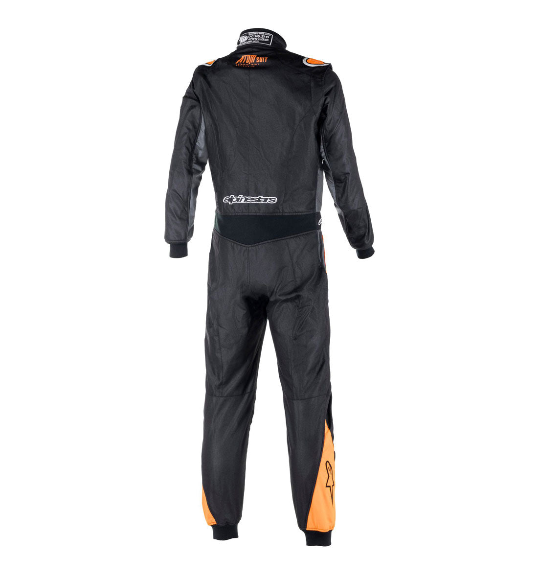 Alpinestars Atom Graphic 4 Race Suit - Black/Anthracite/Orange