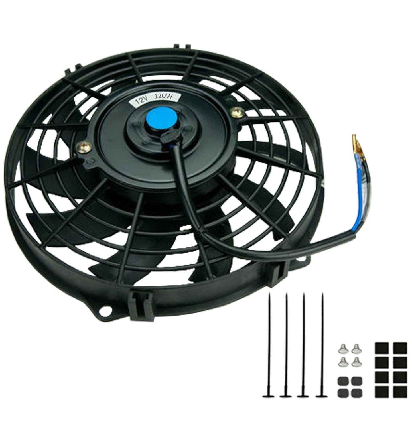 Universal Slimline Electric Cooling Fan - Reversible