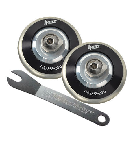 Helmet Posts for Hans/Hybrid Device, Black