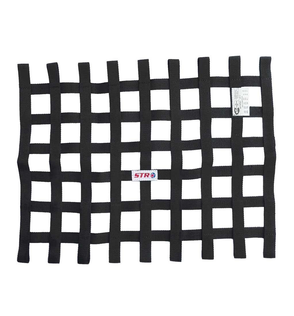 STR Standard Rectangular Window Net - Black