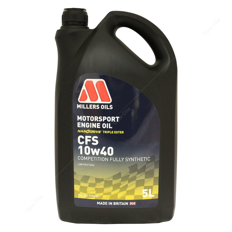 Millers Oils Motorsport CFS 10w-40 Nanodrive Fully Synthetic Engine Oil