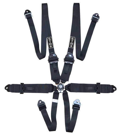 6-Point Race Harness FIA Approved 3" to 2" Straps